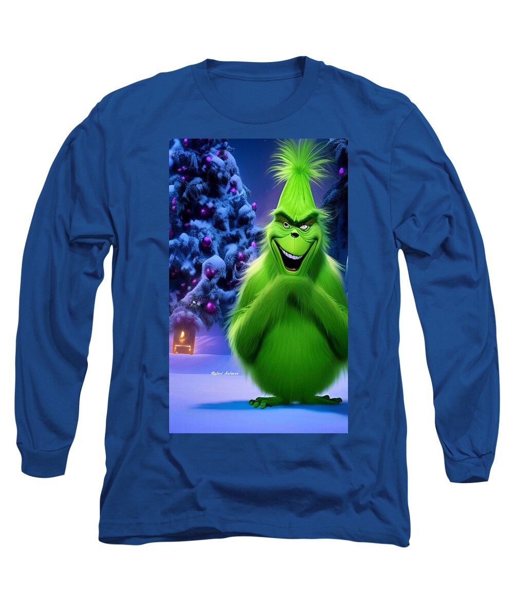 Scheming Grinch in Holiday Bliss - Long Sleeve T-Shirt