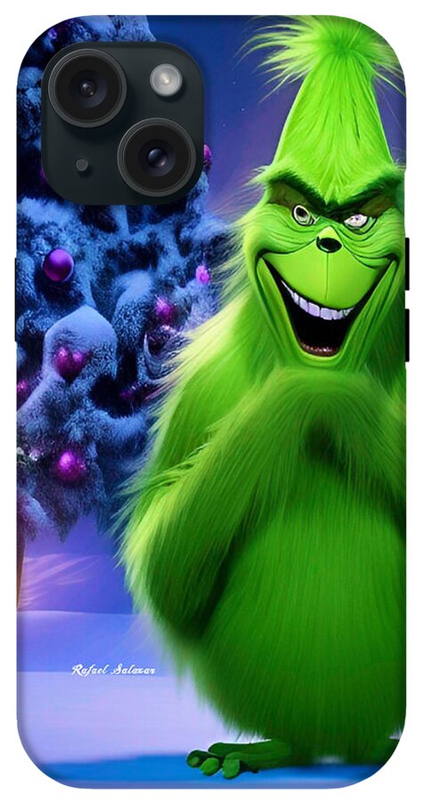 Scheming Grinch in Holiday Bliss - Phone Case