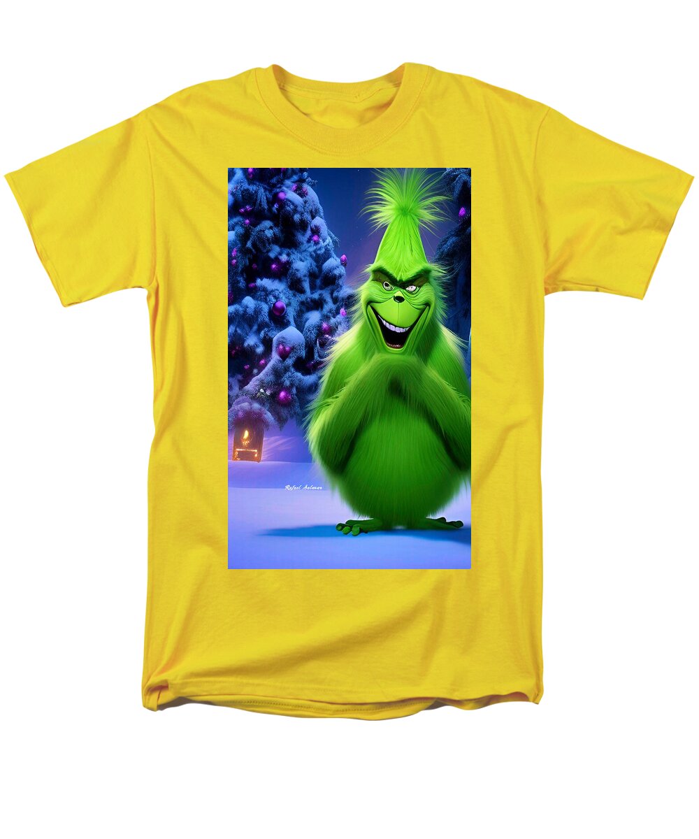 Scheming Grinch in Holiday Bliss - Men's T-Shirt  (Regular Fit)