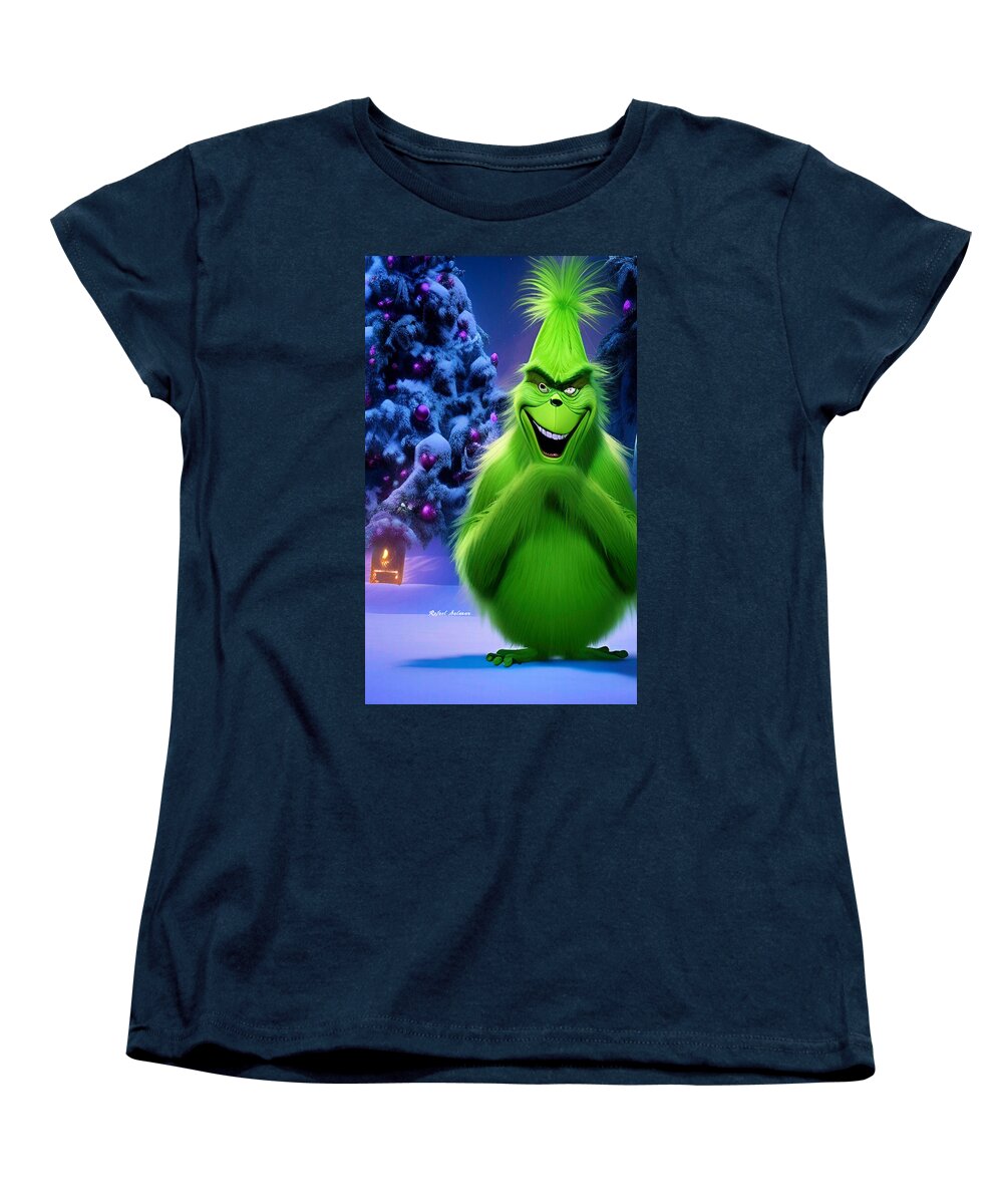 Scheming Grinch in Holiday Bliss - Women's T-Shirt (Standard Fit)