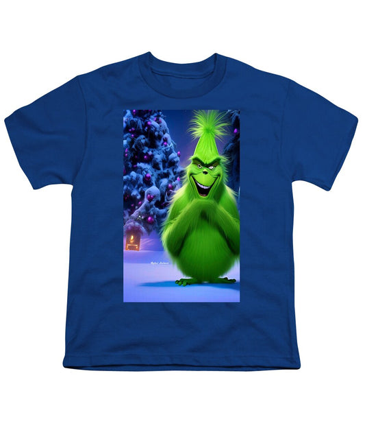 Scheming Grinch in Holiday Bliss - Youth T-Shirt