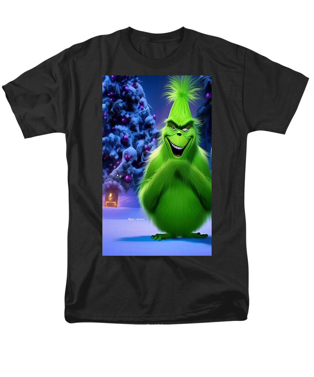 Scheming Grinch in Holiday Bliss - Men's T-Shirt  (Regular Fit)