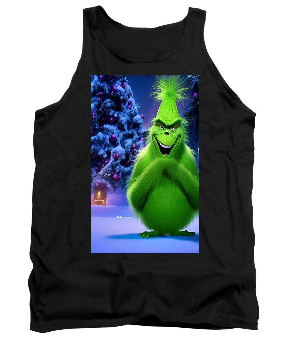 Scheming Grinch in Holiday Bliss - Tank Top