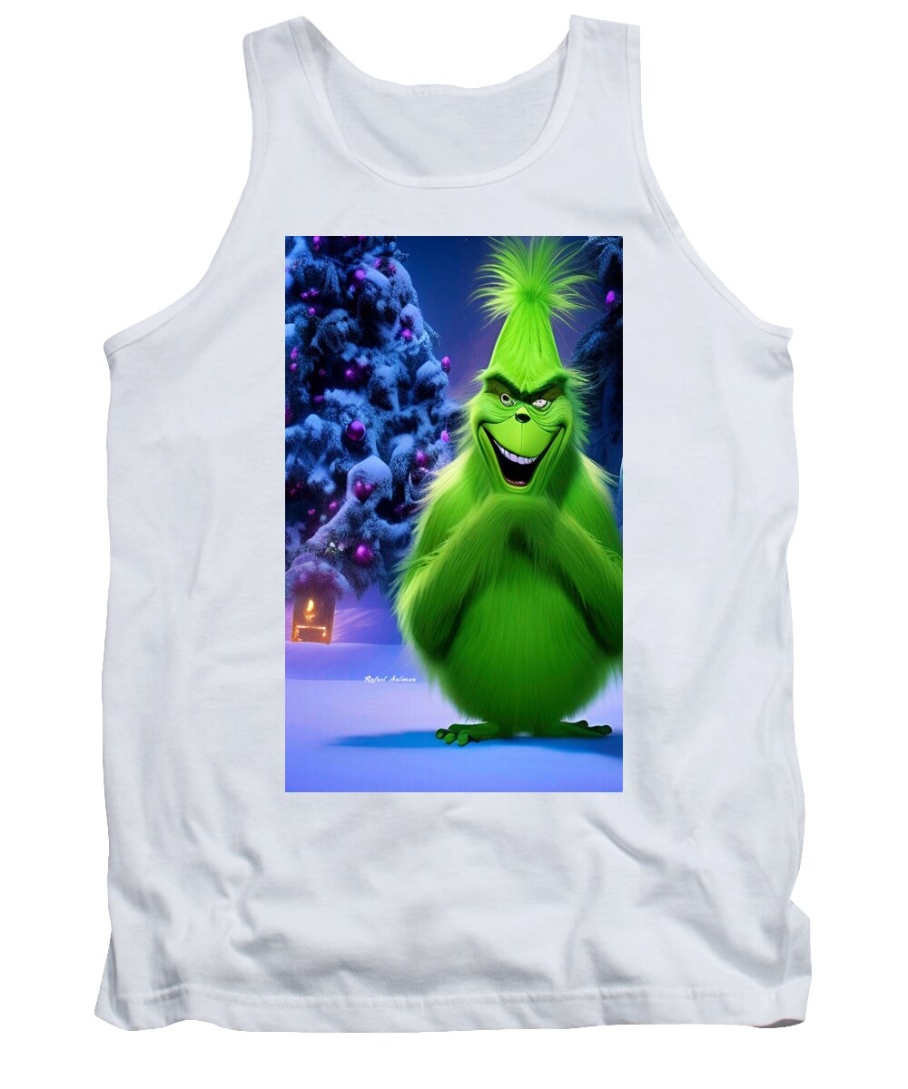 Scheming Grinch in Holiday Bliss - Tank Top