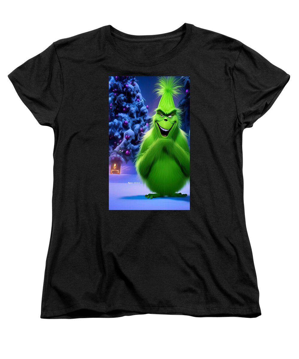 Scheming Grinch in Holiday Bliss - Women's T-Shirt (Standard Fit)