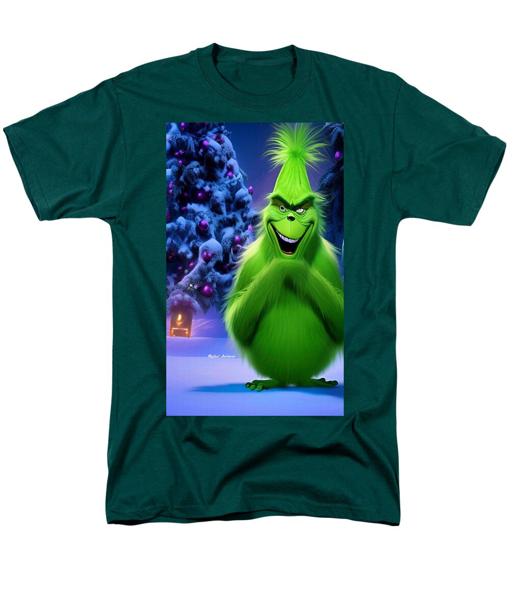 Scheming Grinch in Holiday Bliss - Men's T-Shirt  (Regular Fit)