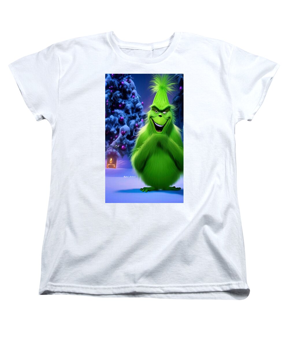 Scheming Grinch in Holiday Bliss - Women's T-Shirt (Standard Fit)