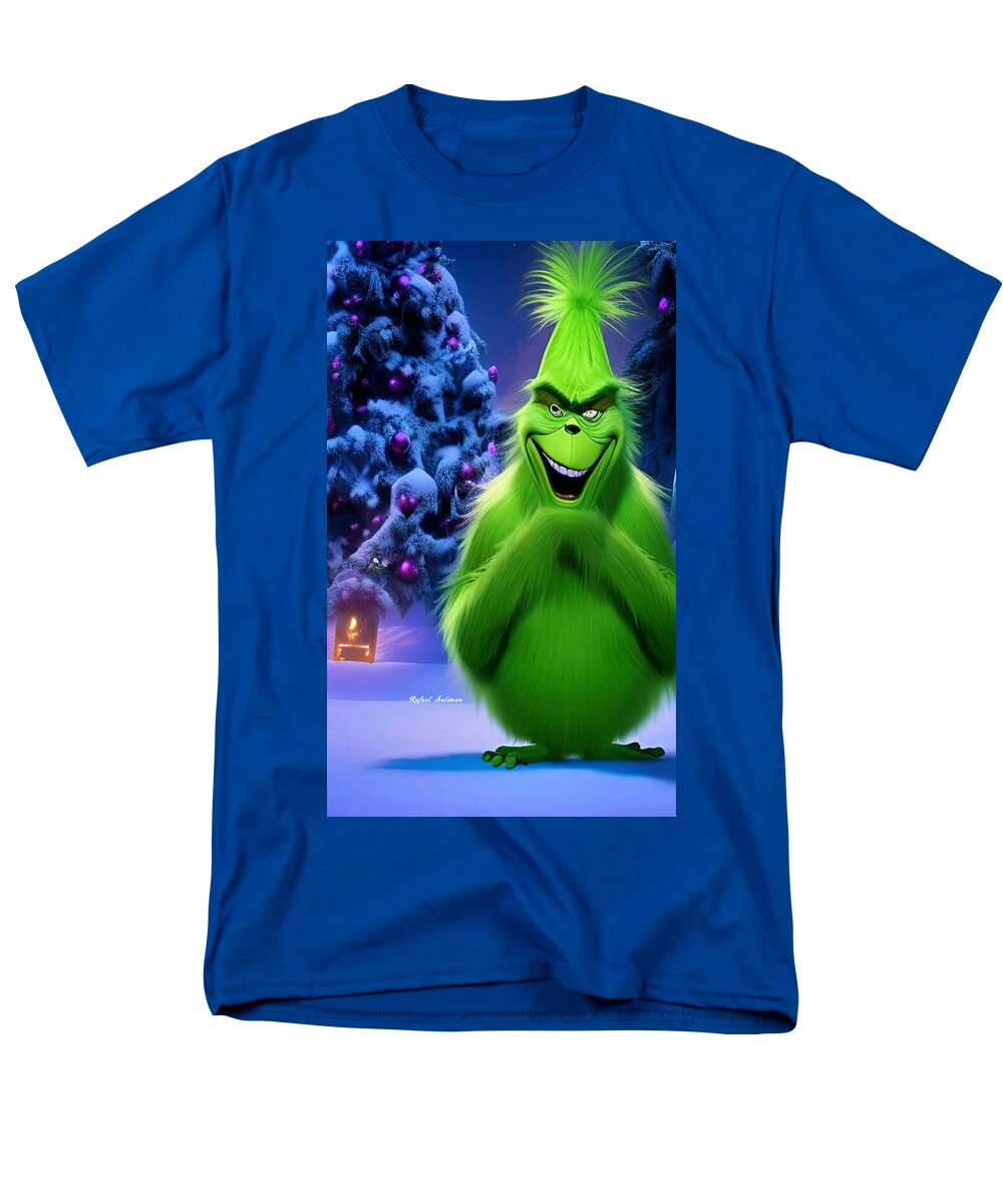 Scheming Grinch in Holiday Bliss - Men's T-Shirt  (Regular Fit)