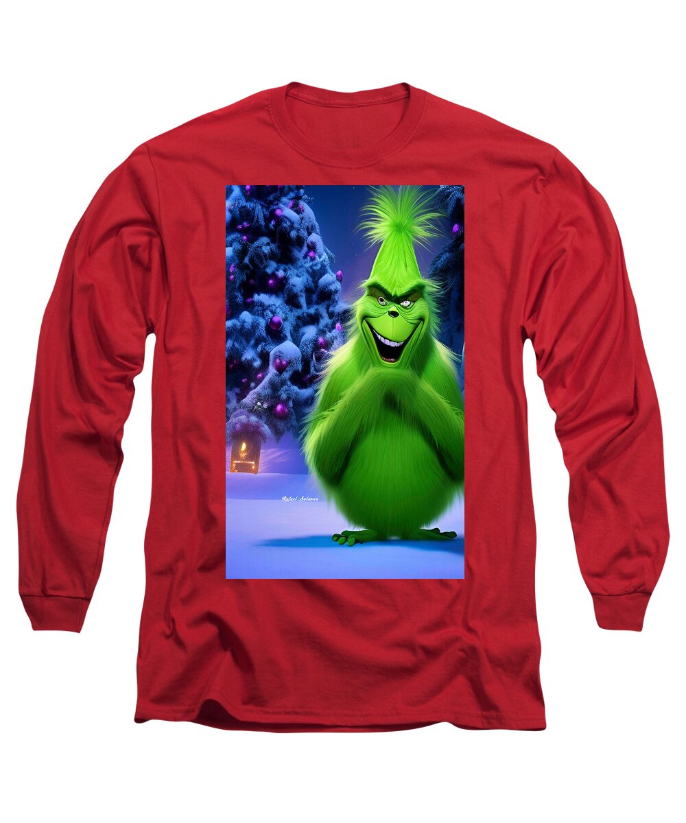 Scheming Grinch in Holiday Bliss - Long Sleeve T-Shirt