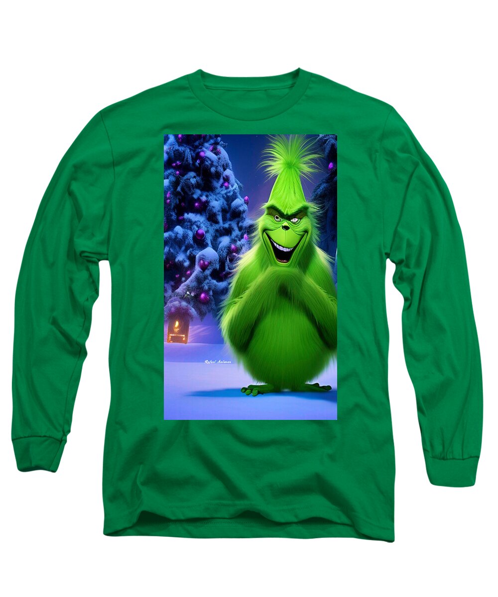 Scheming Grinch in Holiday Bliss - Long Sleeve T-Shirt