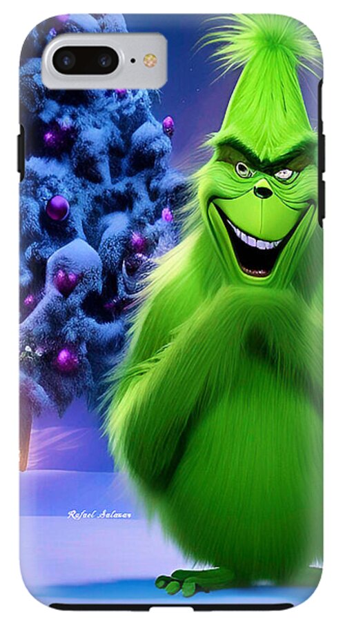 Scheming Grinch in Holiday Bliss - Phone Case