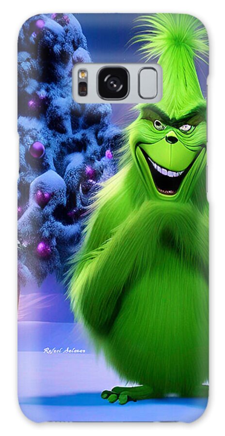 Scheming Grinch in Holiday Bliss - Phone Case