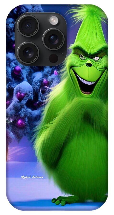 Scheming Grinch in Holiday Bliss - Phone Case