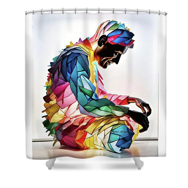 Threads of Contemplation - Shower Curtain