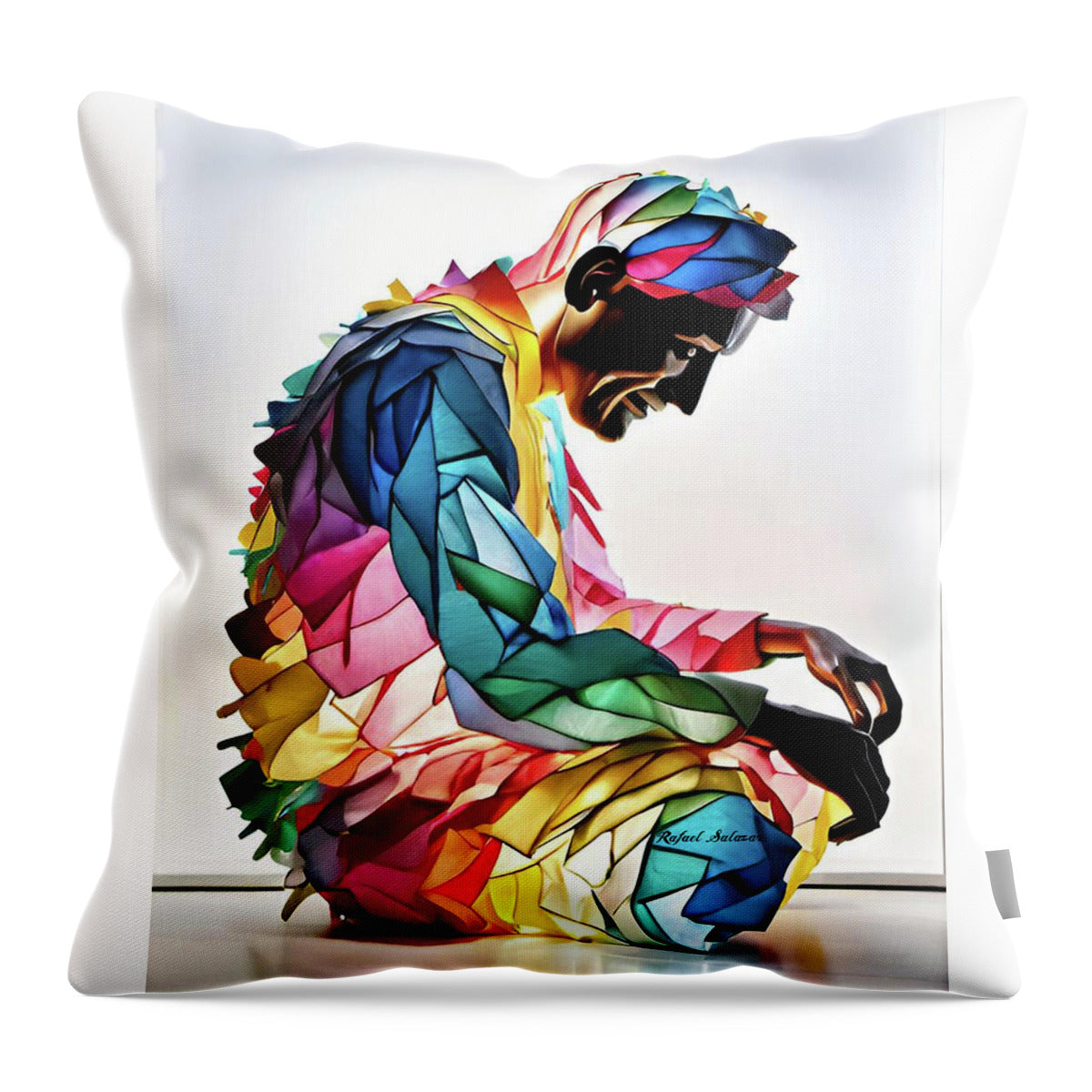 Threads of Contemplation - Throw Pillow