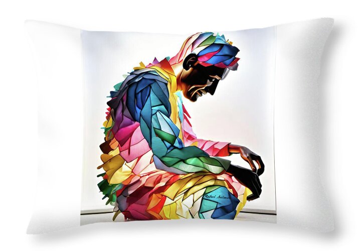 Threads of Contemplation - Throw Pillow