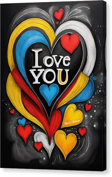 Vibrant Love - Canvas Print