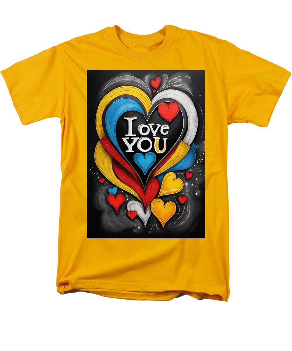 Vibrant Love - Men's T-Shirt  (Regular Fit)