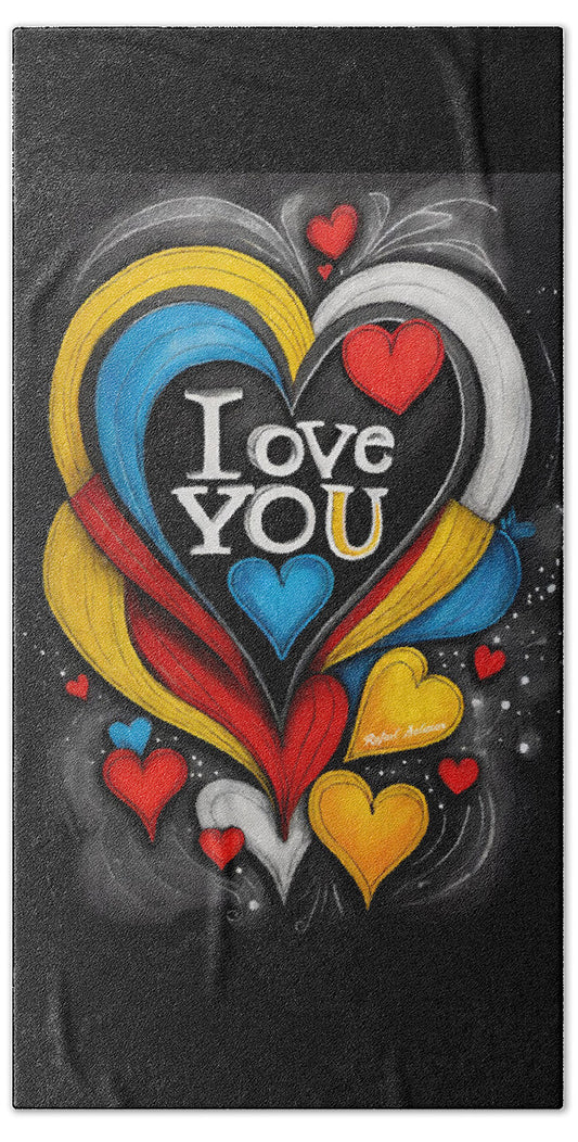 Vibrant Love - Beach Towel