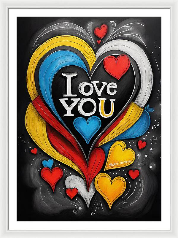 Vibrant Love - Framed Print