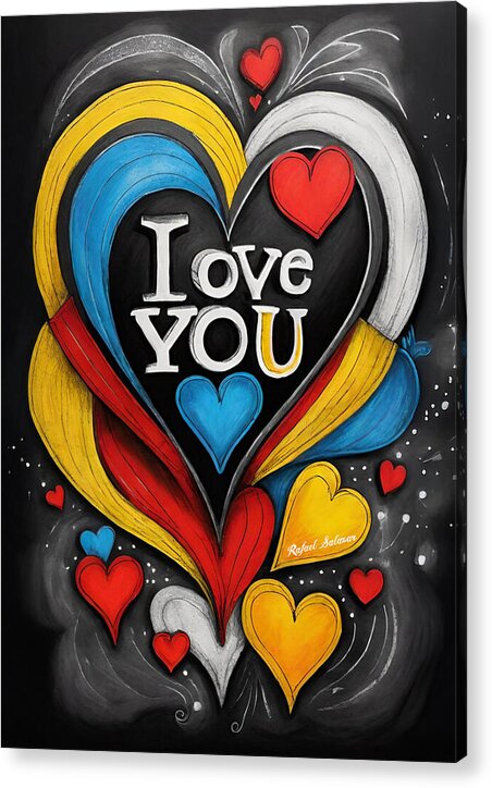 Vibrant Love - Acrylic Print