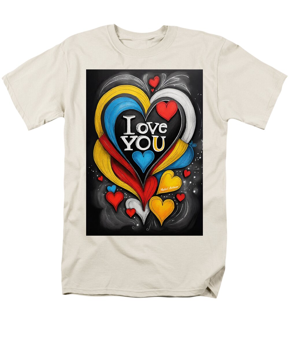 Vibrant Love - Men's T-Shirt  (Regular Fit)