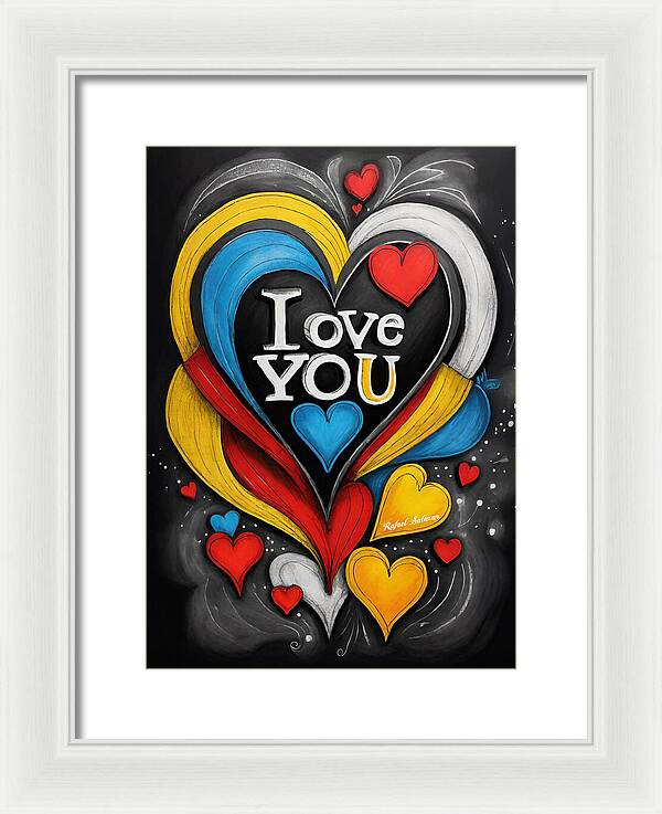 Vibrant Love - Framed Print