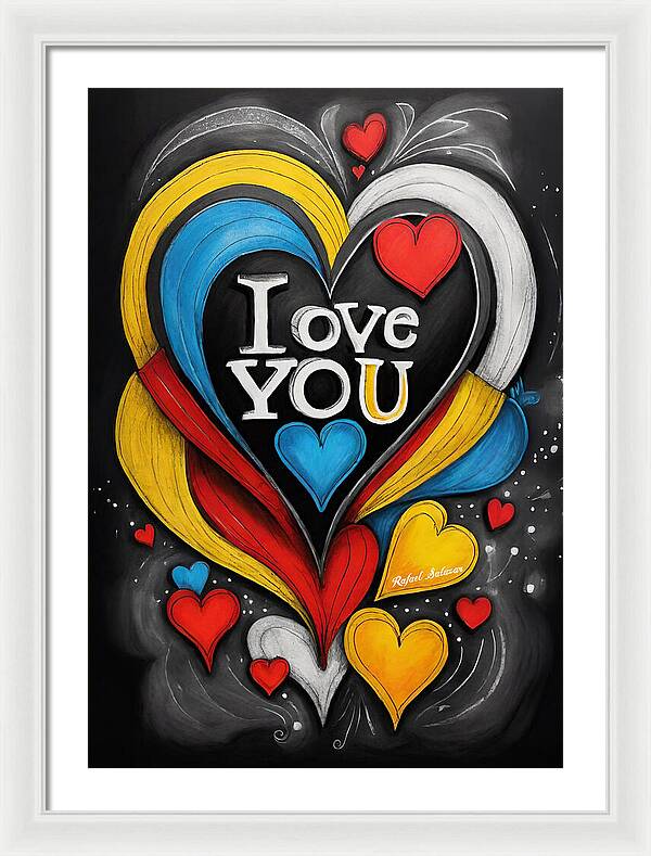 Vibrant Love - Framed Print