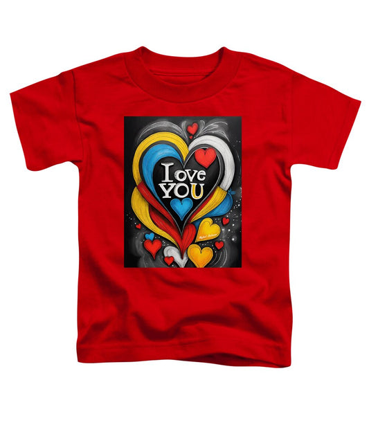 Vibrant Love - Toddler T-Shirt