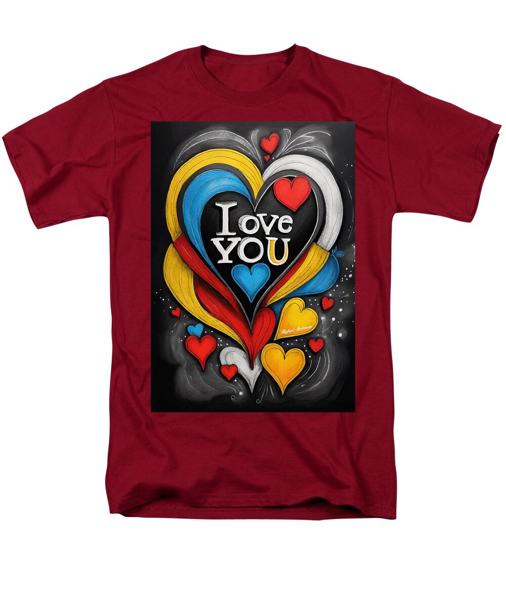 Vibrant Love - Men's T-Shirt  (Regular Fit)