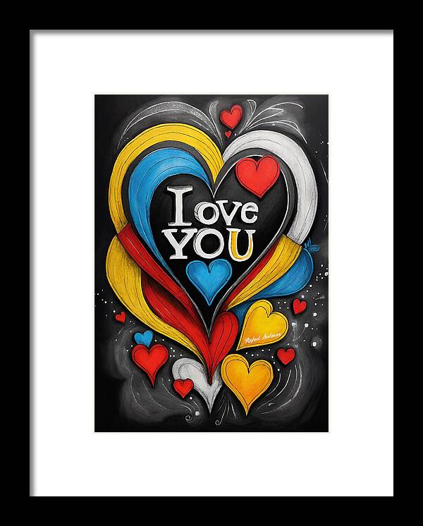 Vibrant Love - Framed Print