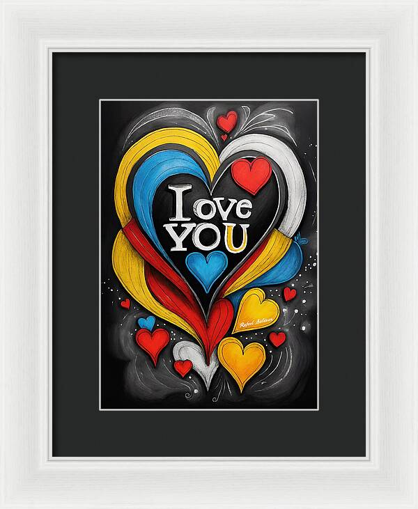 Vibrant Love - Framed Print