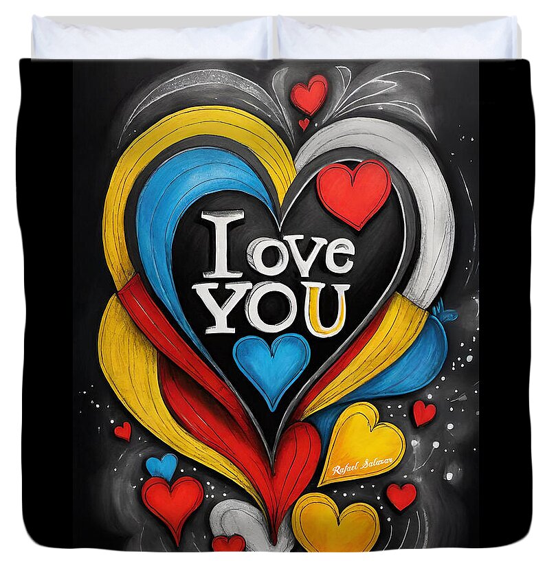 Vibrant Love - Duvet Cover