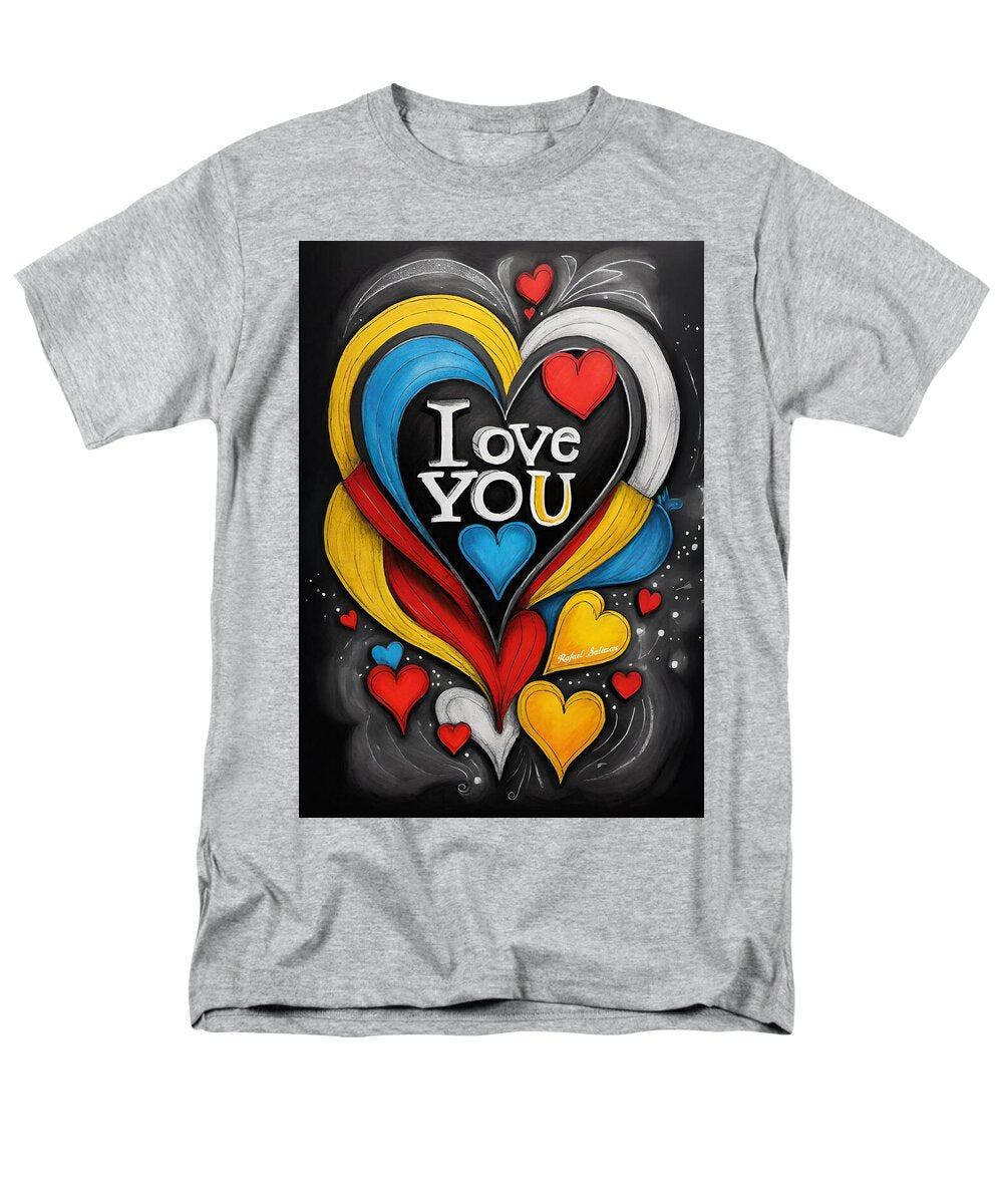 Vibrant Love - Men's T-Shirt  (Regular Fit)