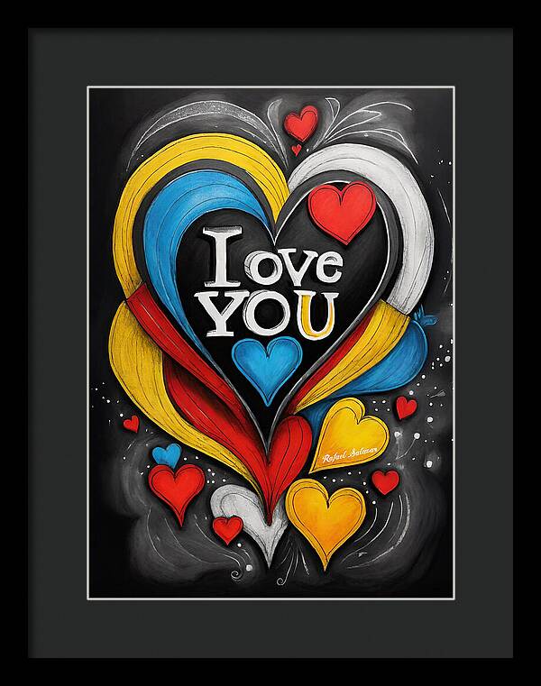 Vibrant Love - Framed Print