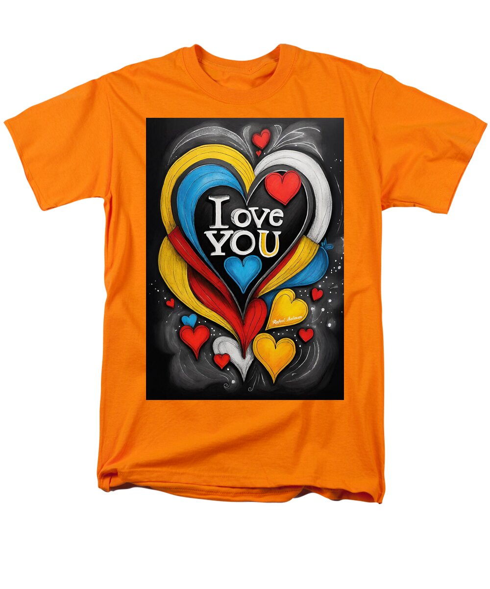 Vibrant Love - Men's T-Shirt  (Regular Fit)