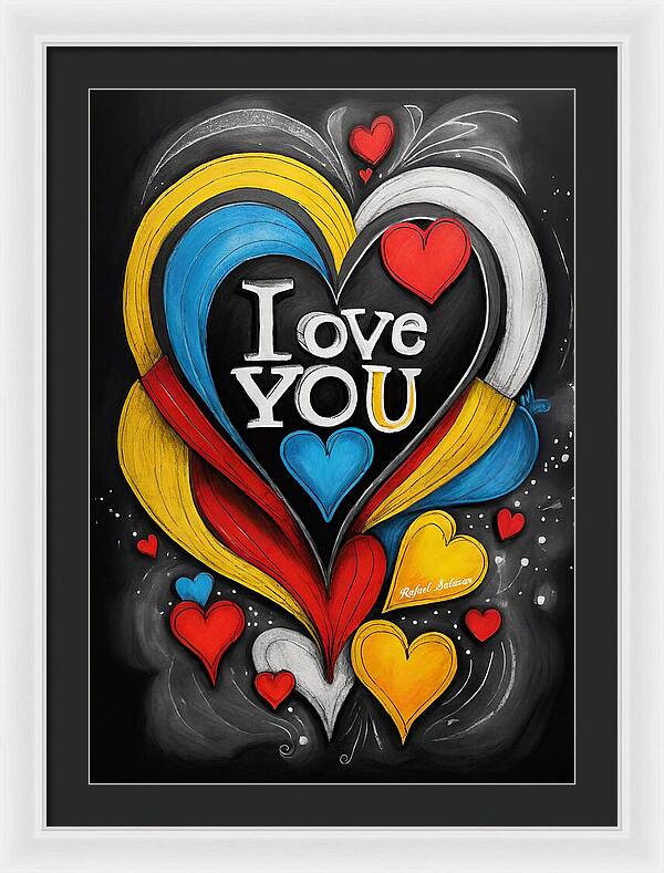 Vibrant Love - Framed Print