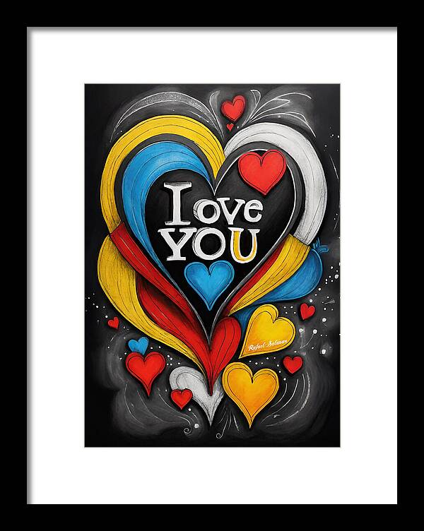 Vibrant Love - Framed Print