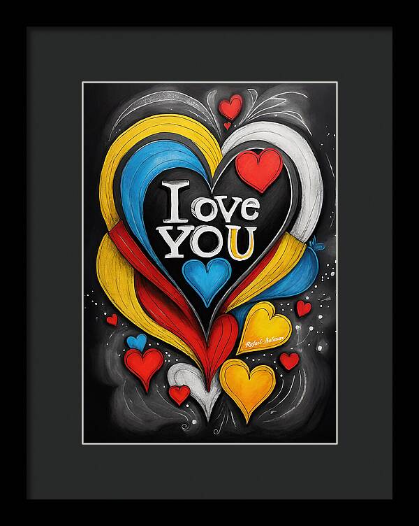 Vibrant Love - Framed Print