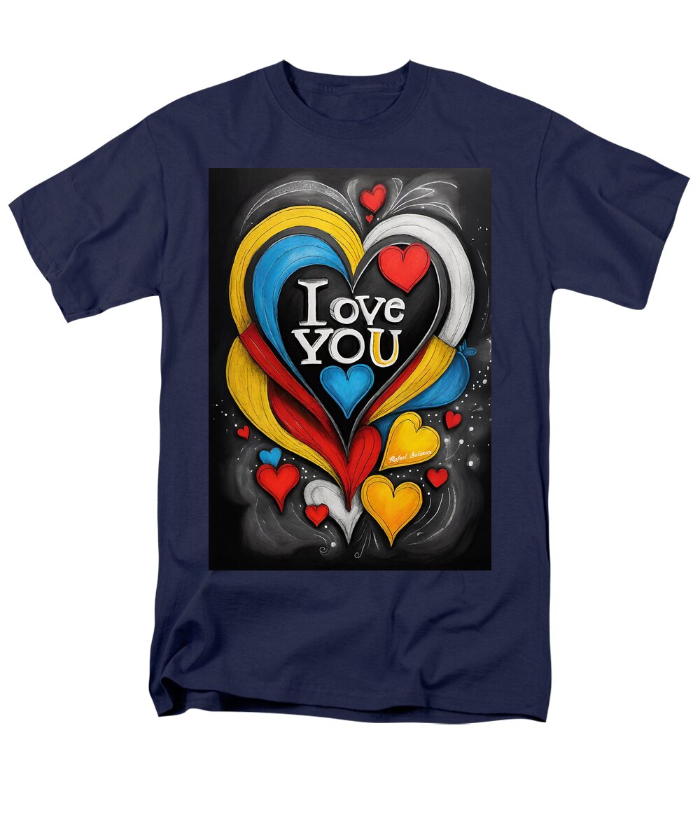 Vibrant Love - Men's T-Shirt  (Regular Fit)