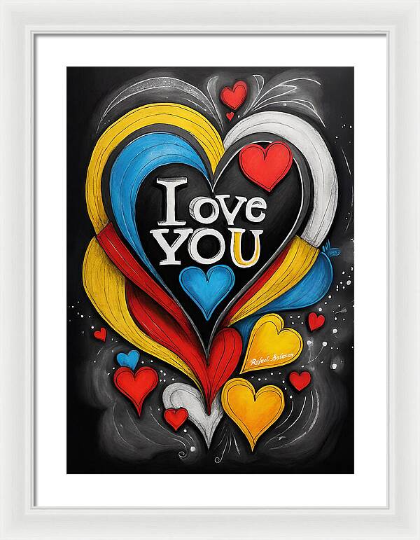 Vibrant Love - Framed Print