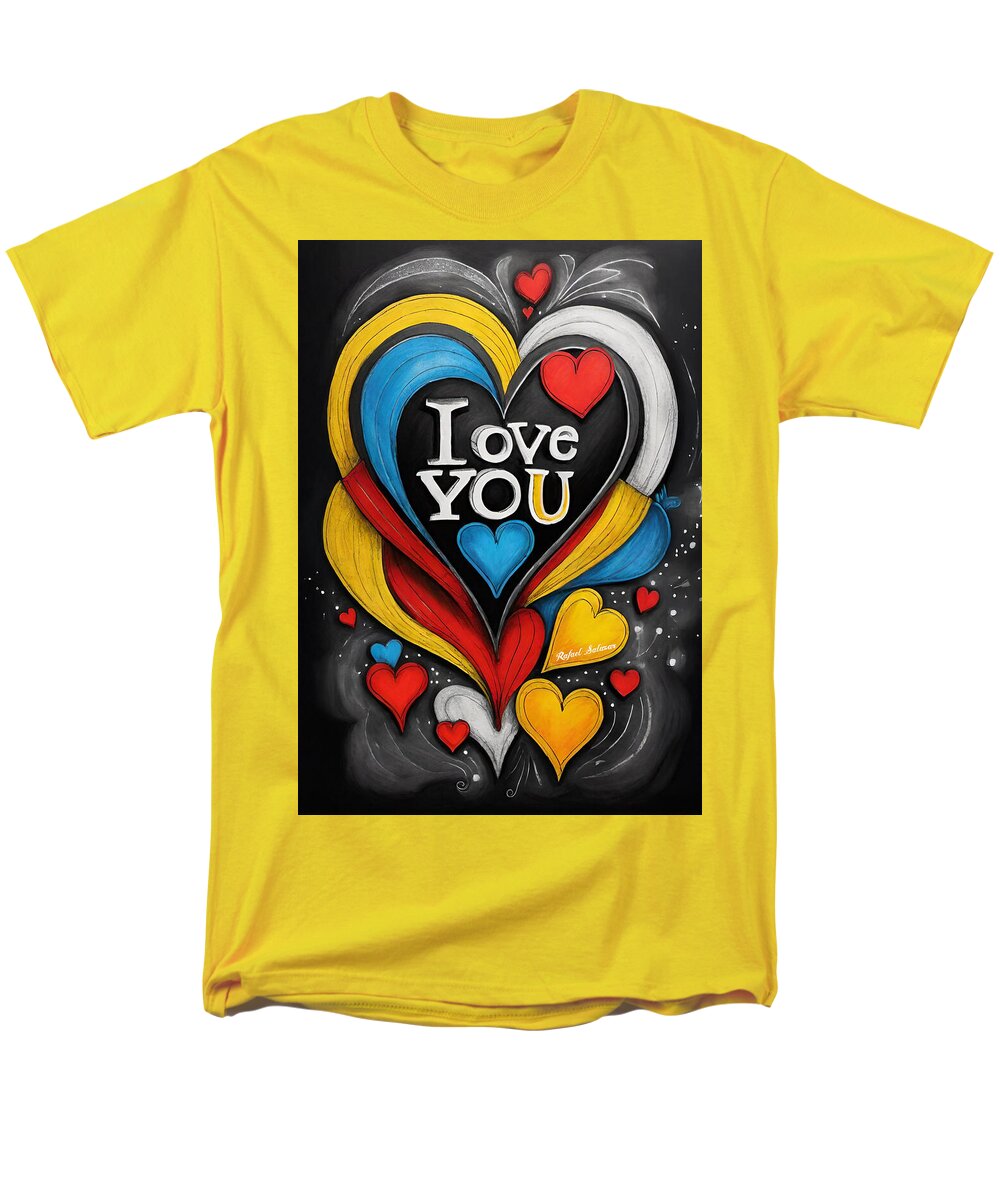 Vibrant Love - Men's T-Shirt  (Regular Fit)