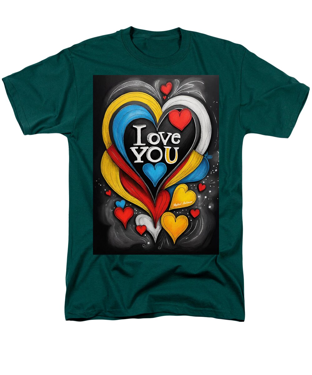 Vibrant Love - Men's T-Shirt  (Regular Fit)