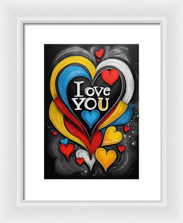 Vibrant Love - Framed Print