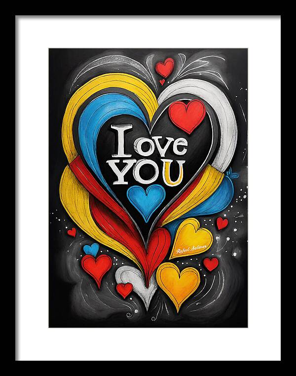 Vibrant Love - Framed Print