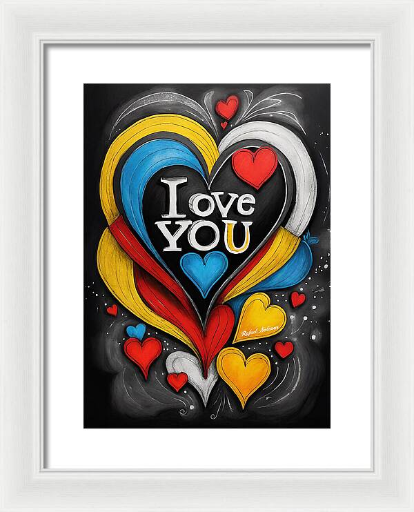 Vibrant Love - Framed Print