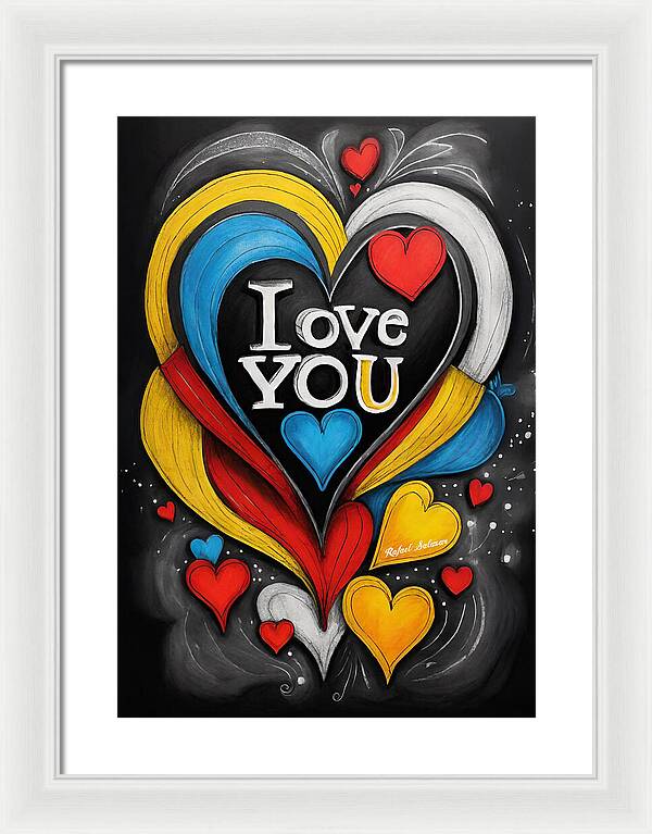 Vibrant Love - Framed Print