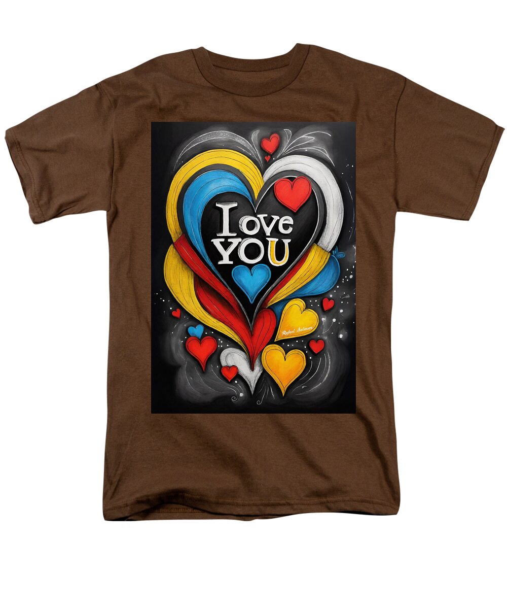 Vibrant Love - Men's T-Shirt  (Regular Fit)