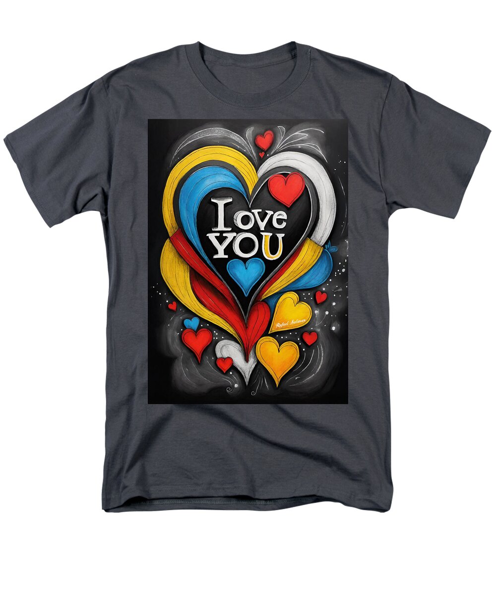 Vibrant Love - Men's T-Shirt  (Regular Fit)