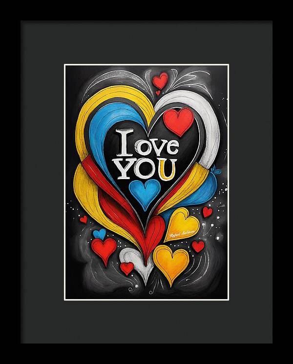 Vibrant Love - Framed Print